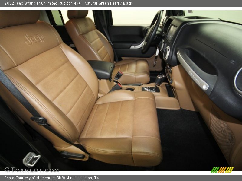 Natural Green Pearl / Black 2012 Jeep Wrangler Unlimited Rubicon 4x4
