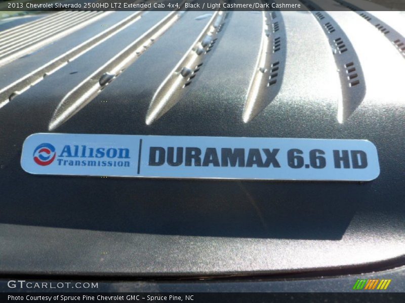 Black / Light Cashmere/Dark Cashmere 2013 Chevrolet Silverado 2500HD LTZ Extended Cab 4x4