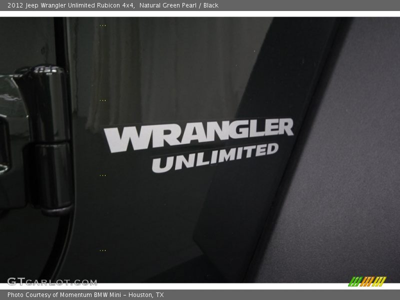 Natural Green Pearl / Black 2012 Jeep Wrangler Unlimited Rubicon 4x4