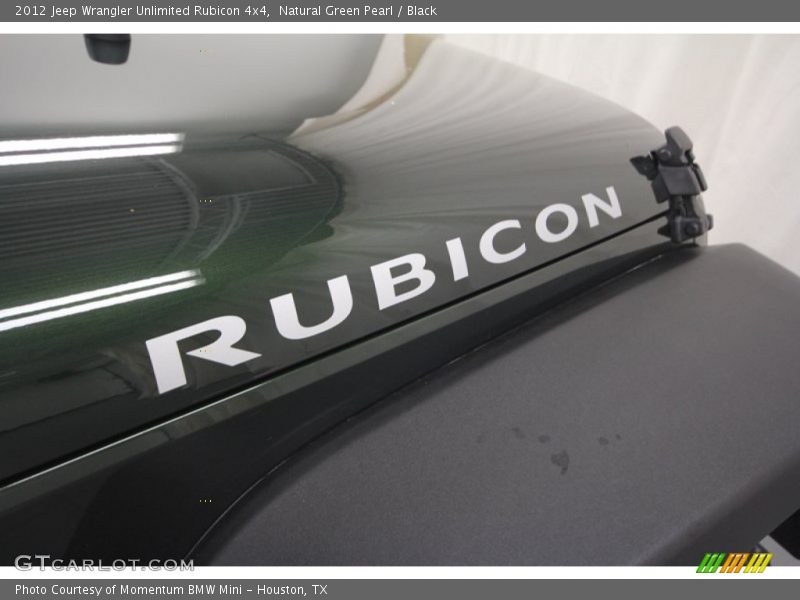 Natural Green Pearl / Black 2012 Jeep Wrangler Unlimited Rubicon 4x4