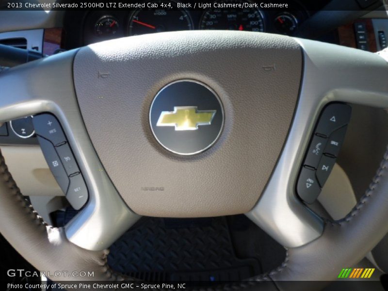 Black / Light Cashmere/Dark Cashmere 2013 Chevrolet Silverado 2500HD LTZ Extended Cab 4x4