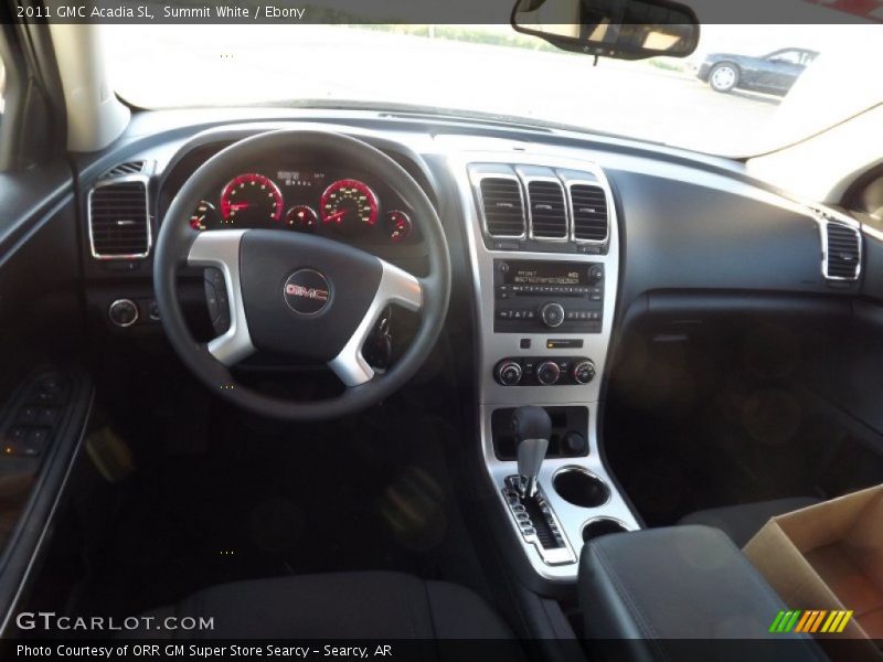 Summit White / Ebony 2011 GMC Acadia SL