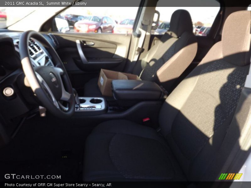 Summit White / Ebony 2011 GMC Acadia SL