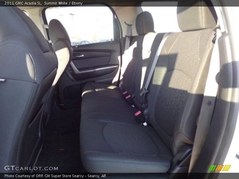 Summit White / Ebony 2011 GMC Acadia SL