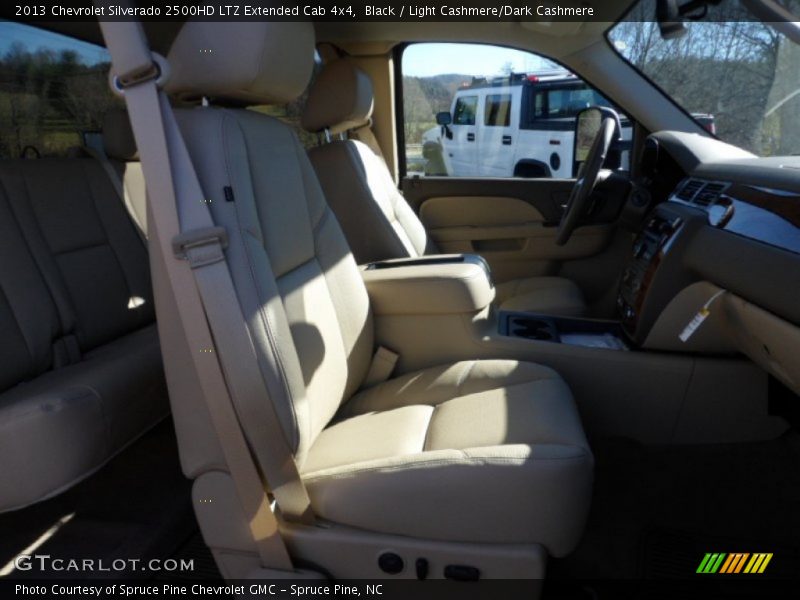 Black / Light Cashmere/Dark Cashmere 2013 Chevrolet Silverado 2500HD LTZ Extended Cab 4x4