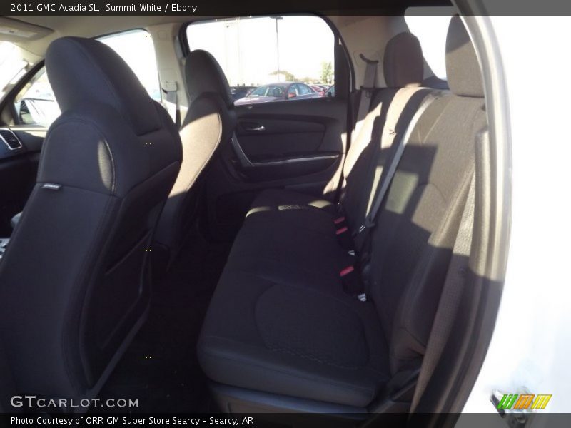 Summit White / Ebony 2011 GMC Acadia SL