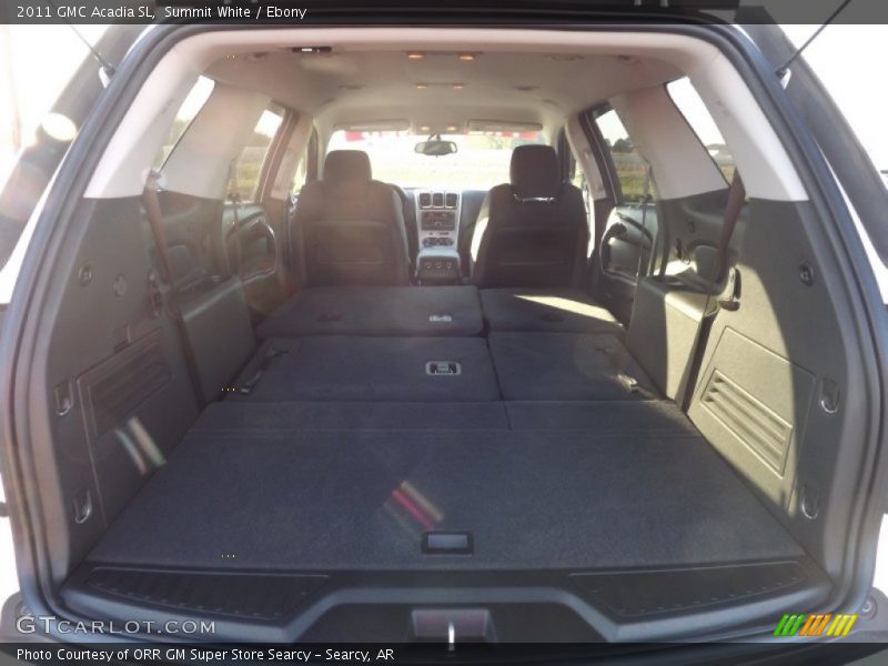 Summit White / Ebony 2011 GMC Acadia SL