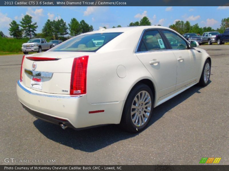 White Diamond Tricoat / Cashmere/Cocoa 2013 Cadillac CTS 3.6 Sedan