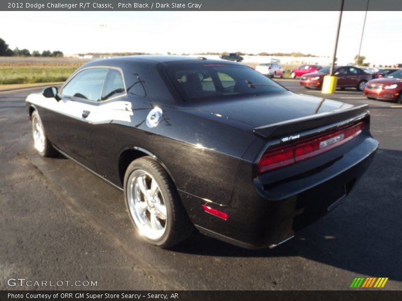 Pitch Black / Dark Slate Gray 2012 Dodge Challenger R/T Classic