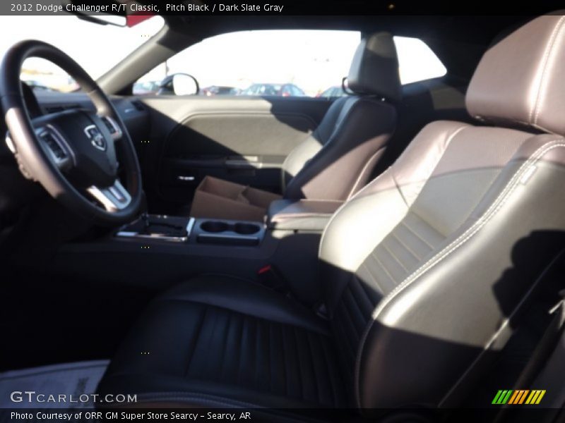 Pitch Black / Dark Slate Gray 2012 Dodge Challenger R/T Classic