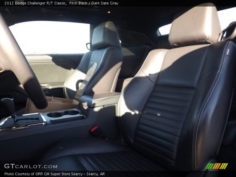 Pitch Black / Dark Slate Gray 2012 Dodge Challenger R/T Classic