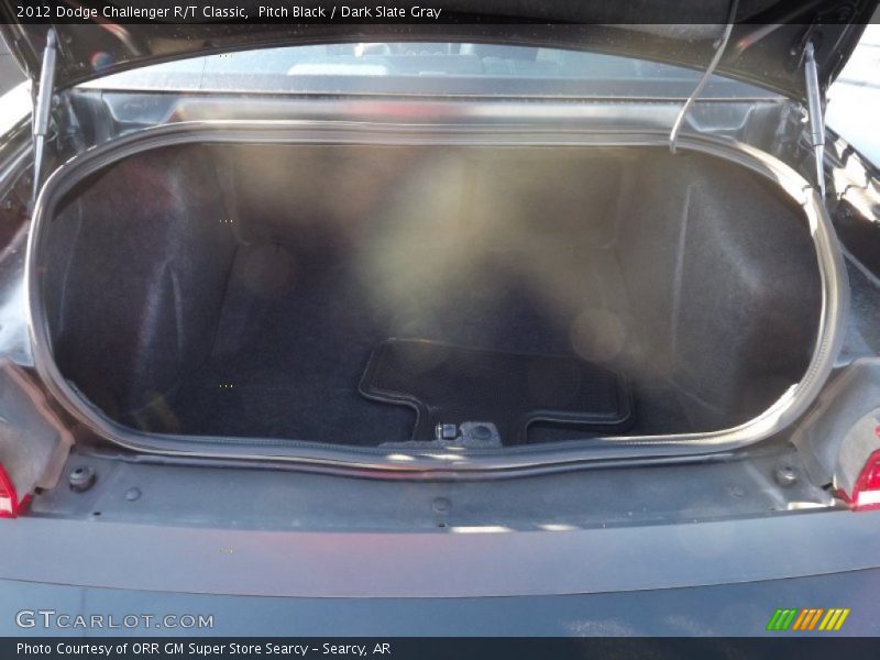 Pitch Black / Dark Slate Gray 2012 Dodge Challenger R/T Classic