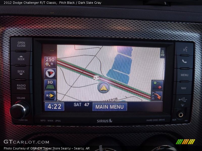 Navigation of 2012 Challenger R/T Classic