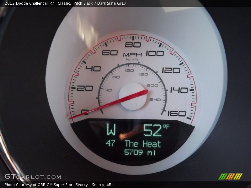 Pitch Black / Dark Slate Gray 2012 Dodge Challenger R/T Classic