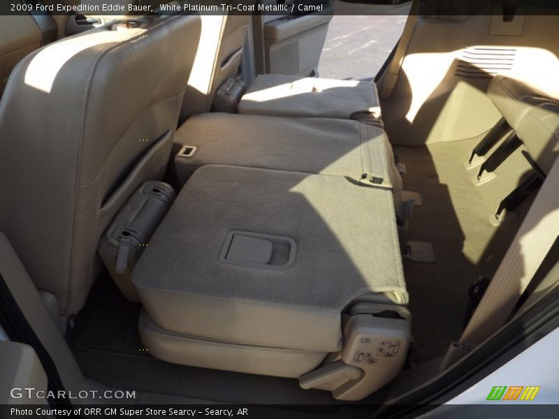 White Platinum Tri-Coat Metallic / Camel 2009 Ford Expedition Eddie Bauer