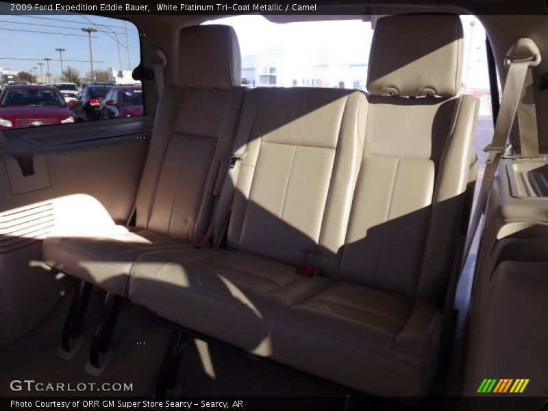 White Platinum Tri-Coat Metallic / Camel 2009 Ford Expedition Eddie Bauer