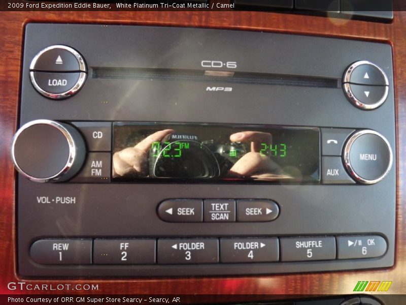 White Platinum Tri-Coat Metallic / Camel 2009 Ford Expedition Eddie Bauer
