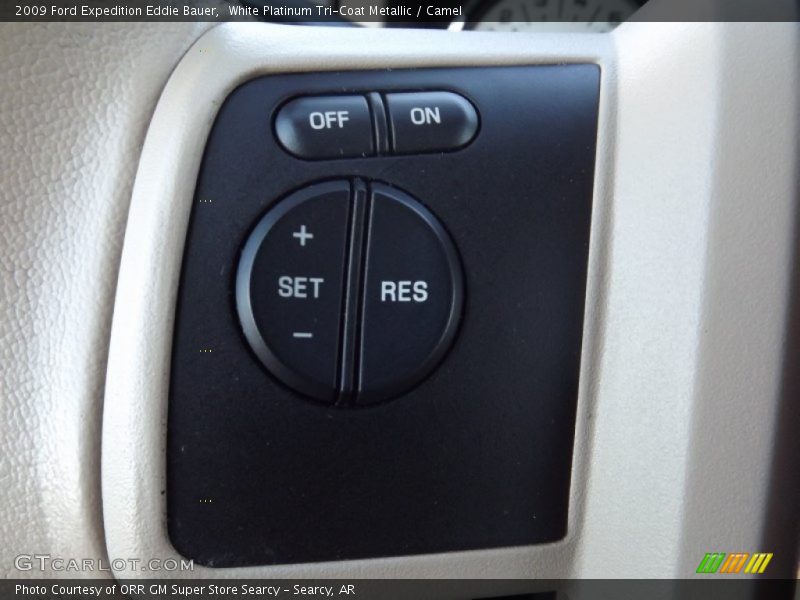 White Platinum Tri-Coat Metallic / Camel 2009 Ford Expedition Eddie Bauer