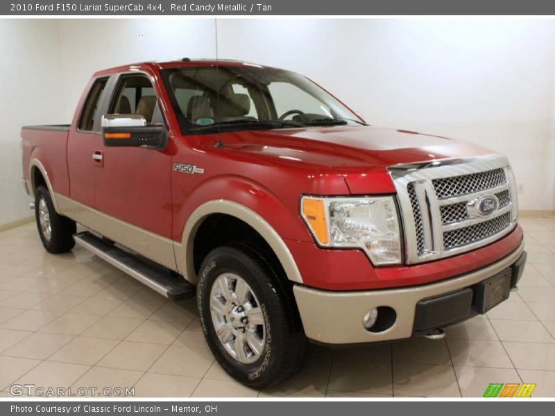Front 3/4 View of 2010 F150 Lariat SuperCab 4x4