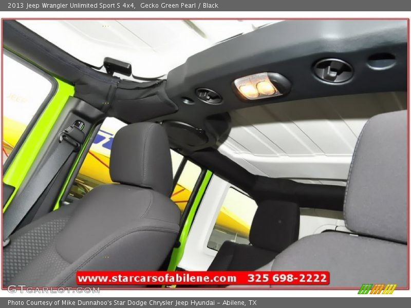 Gecko Green Pearl / Black 2013 Jeep Wrangler Unlimited Sport S 4x4