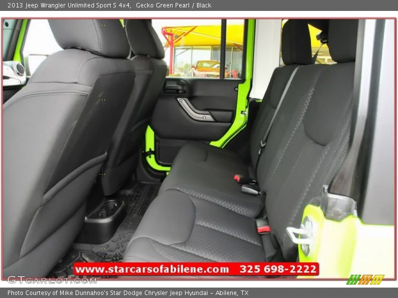 Gecko Green Pearl / Black 2013 Jeep Wrangler Unlimited Sport S 4x4