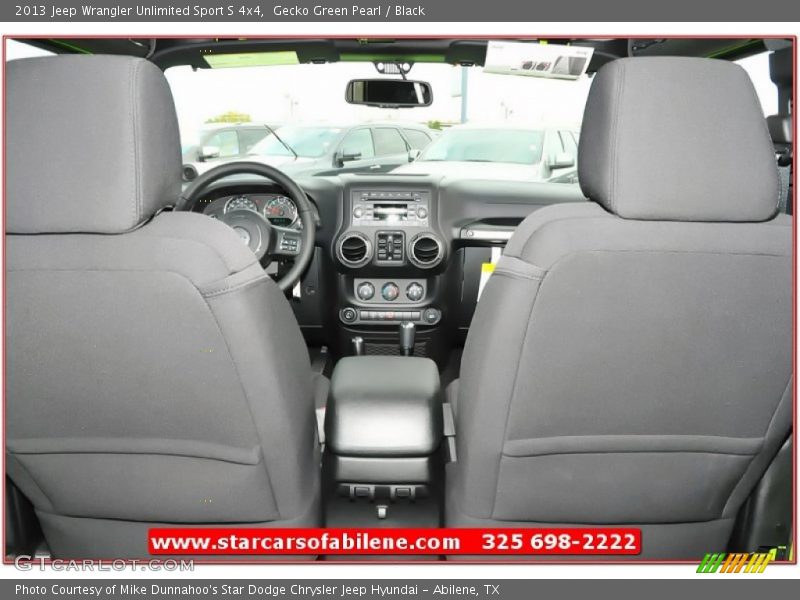 Gecko Green Pearl / Black 2013 Jeep Wrangler Unlimited Sport S 4x4