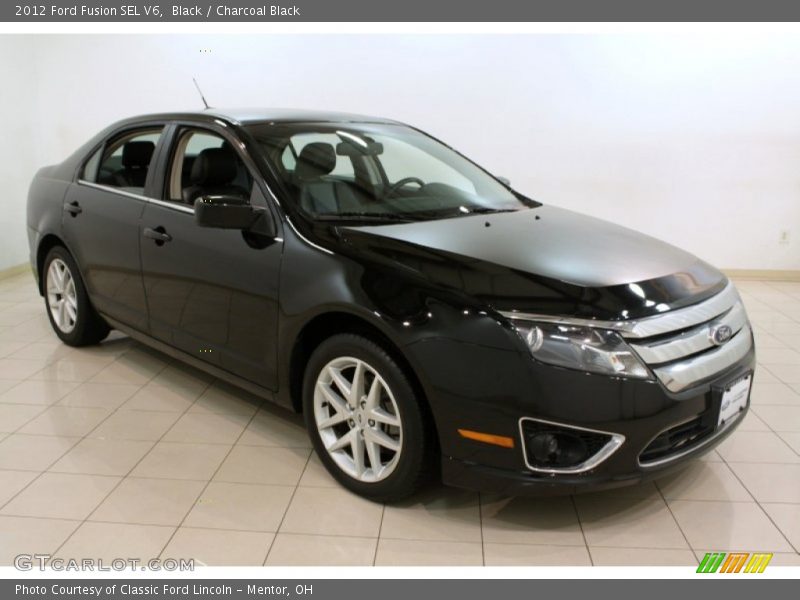 Black / Charcoal Black 2012 Ford Fusion SEL V6