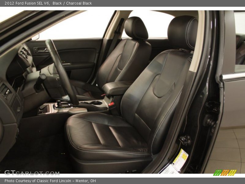 Black / Charcoal Black 2012 Ford Fusion SEL V6