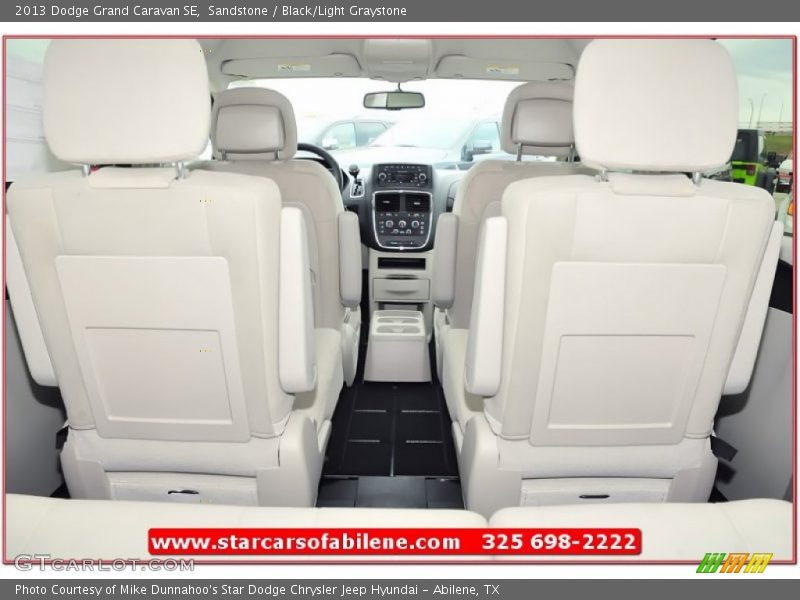 Sandstone / Black/Light Graystone 2013 Dodge Grand Caravan SE