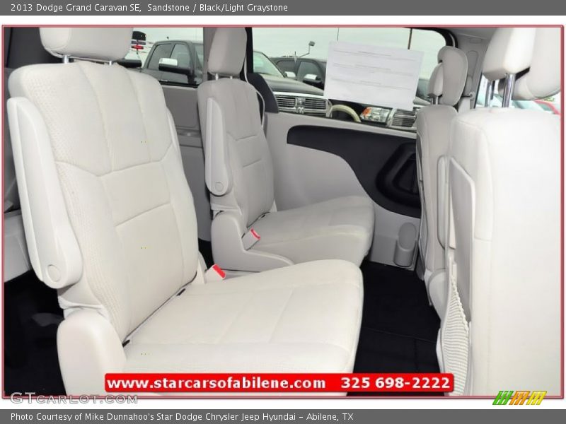 Sandstone / Black/Light Graystone 2013 Dodge Grand Caravan SE