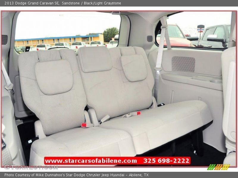 Sandstone / Black/Light Graystone 2013 Dodge Grand Caravan SE
