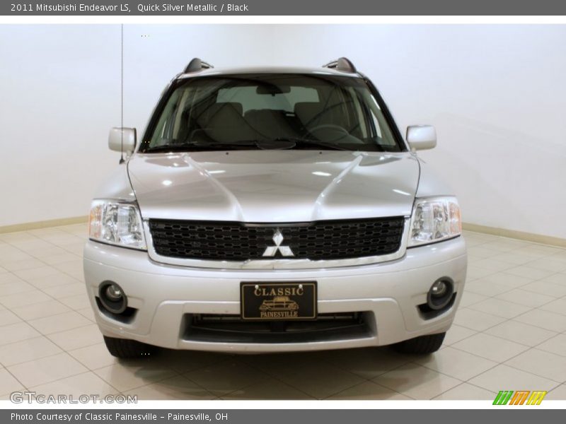 Quick Silver Metallic / Black 2011 Mitsubishi Endeavor LS