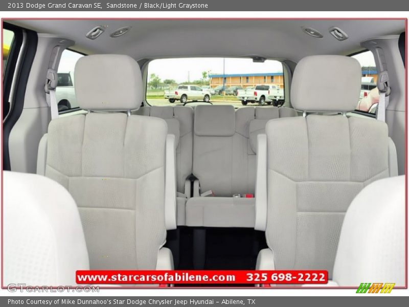 Sandstone / Black/Light Graystone 2013 Dodge Grand Caravan SE