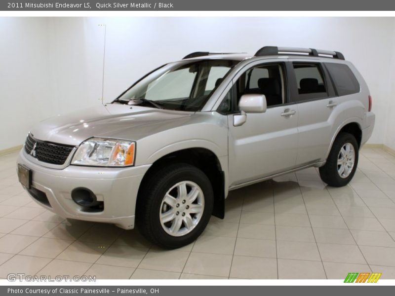 Quick Silver Metallic / Black 2011 Mitsubishi Endeavor LS