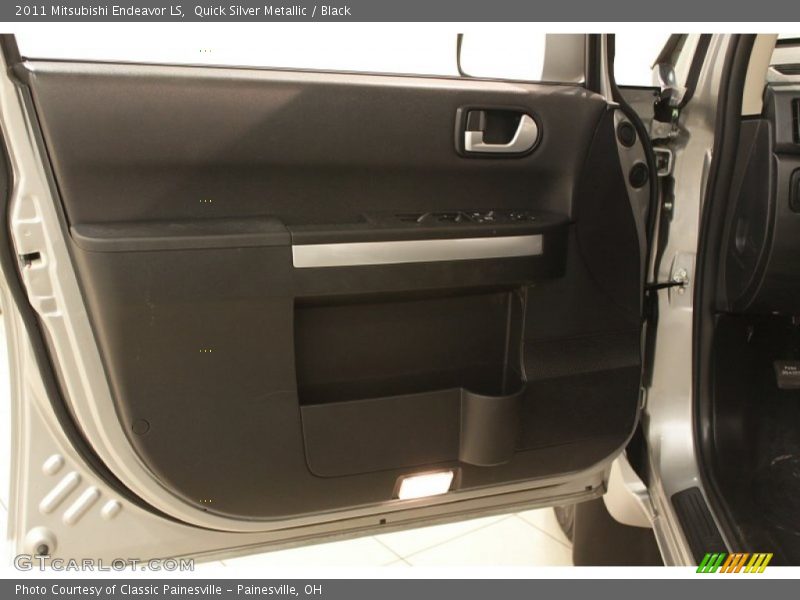 Quick Silver Metallic / Black 2011 Mitsubishi Endeavor LS