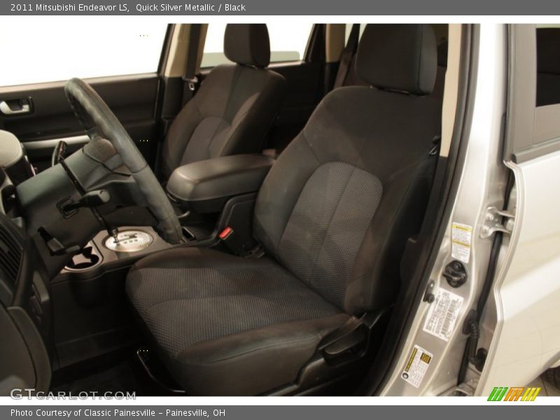 Quick Silver Metallic / Black 2011 Mitsubishi Endeavor LS