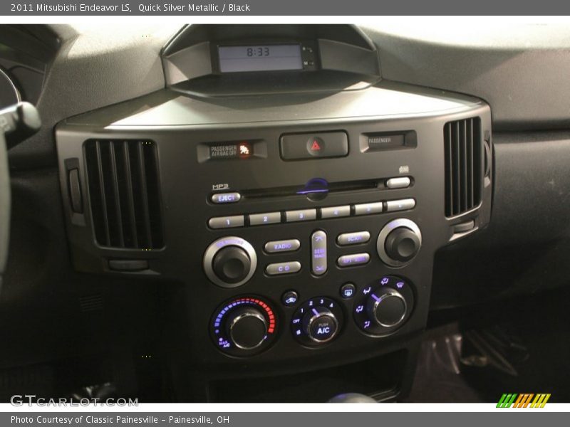 Quick Silver Metallic / Black 2011 Mitsubishi Endeavor LS