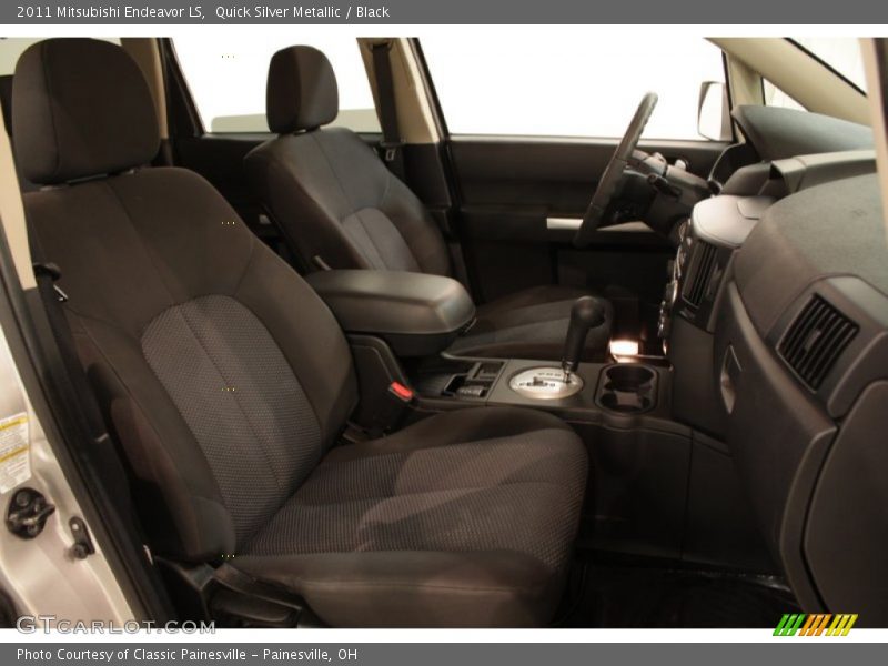 Quick Silver Metallic / Black 2011 Mitsubishi Endeavor LS