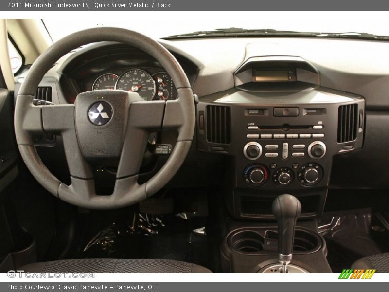 Quick Silver Metallic / Black 2011 Mitsubishi Endeavor LS
