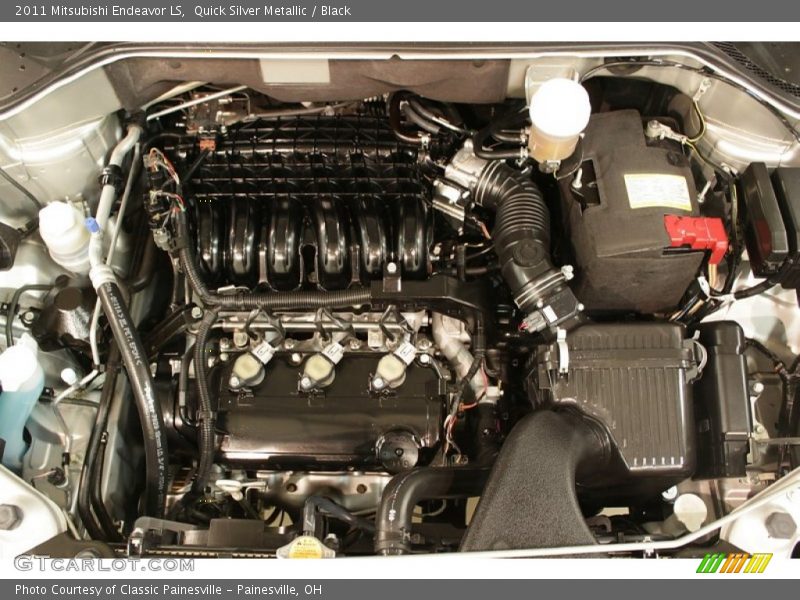 Quick Silver Metallic / Black 2011 Mitsubishi Endeavor LS