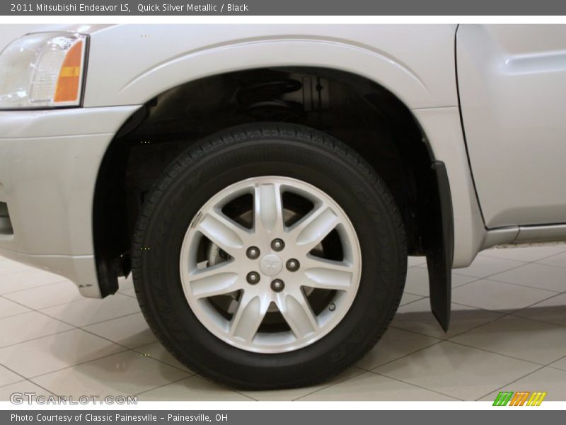 Quick Silver Metallic / Black 2011 Mitsubishi Endeavor LS