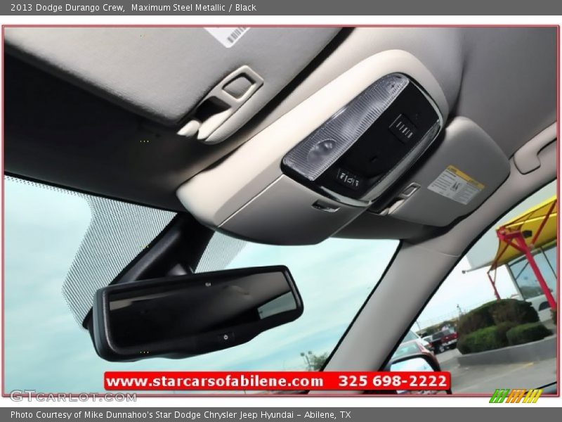 Maximum Steel Metallic / Black 2013 Dodge Durango Crew