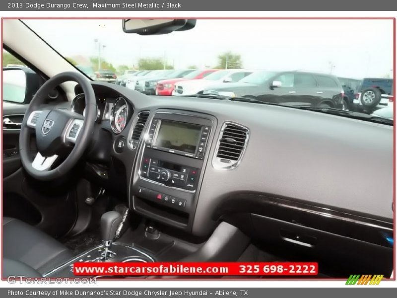 Maximum Steel Metallic / Black 2013 Dodge Durango Crew