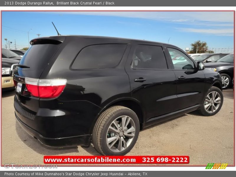 Brilliant Black Crystal Pearl / Black 2013 Dodge Durango Rallye