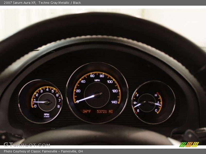 Techno Gray Metallic / Black 2007 Saturn Aura XR