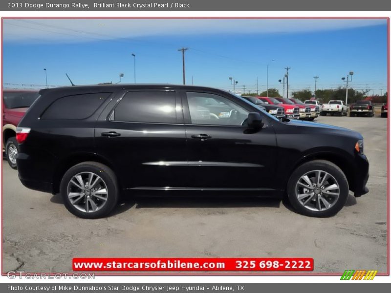 Brilliant Black Crystal Pearl / Black 2013 Dodge Durango Rallye