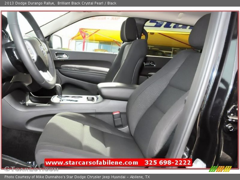 Brilliant Black Crystal Pearl / Black 2013 Dodge Durango Rallye