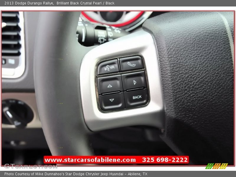 Brilliant Black Crystal Pearl / Black 2013 Dodge Durango Rallye