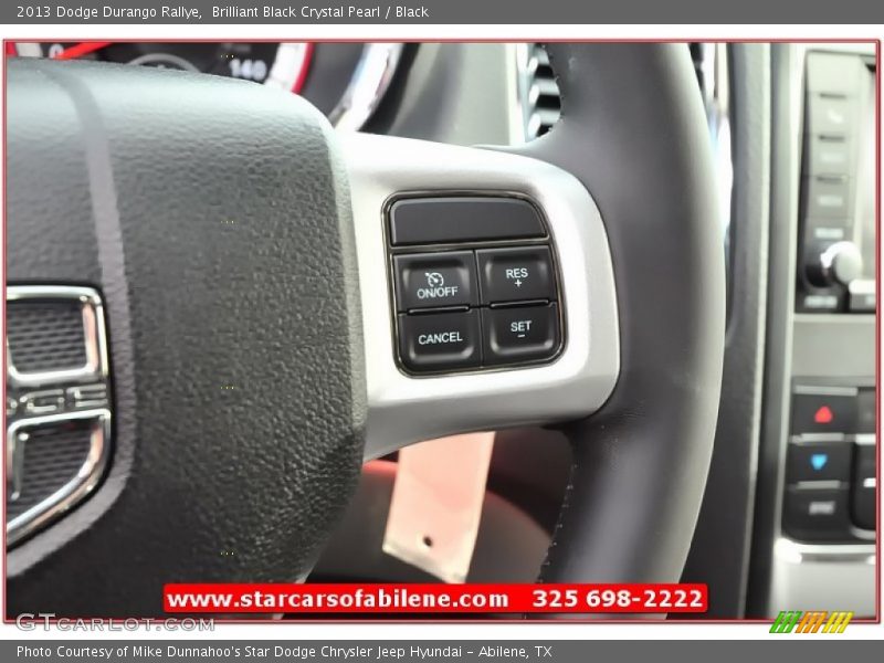 Brilliant Black Crystal Pearl / Black 2013 Dodge Durango Rallye