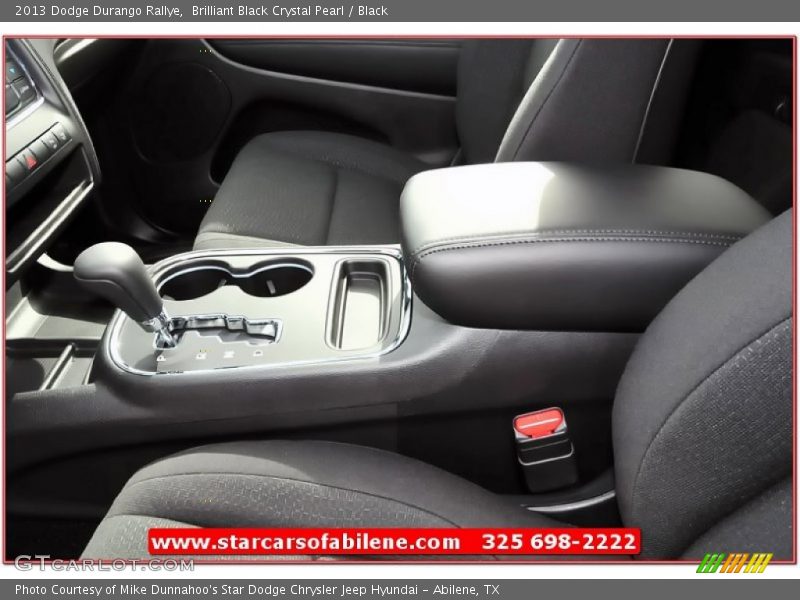 Brilliant Black Crystal Pearl / Black 2013 Dodge Durango Rallye